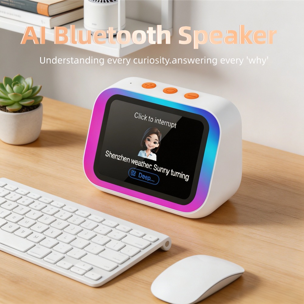 Digital Alarm Clock - AI Bluetooth-колонка 5.4 с голосовым помощником